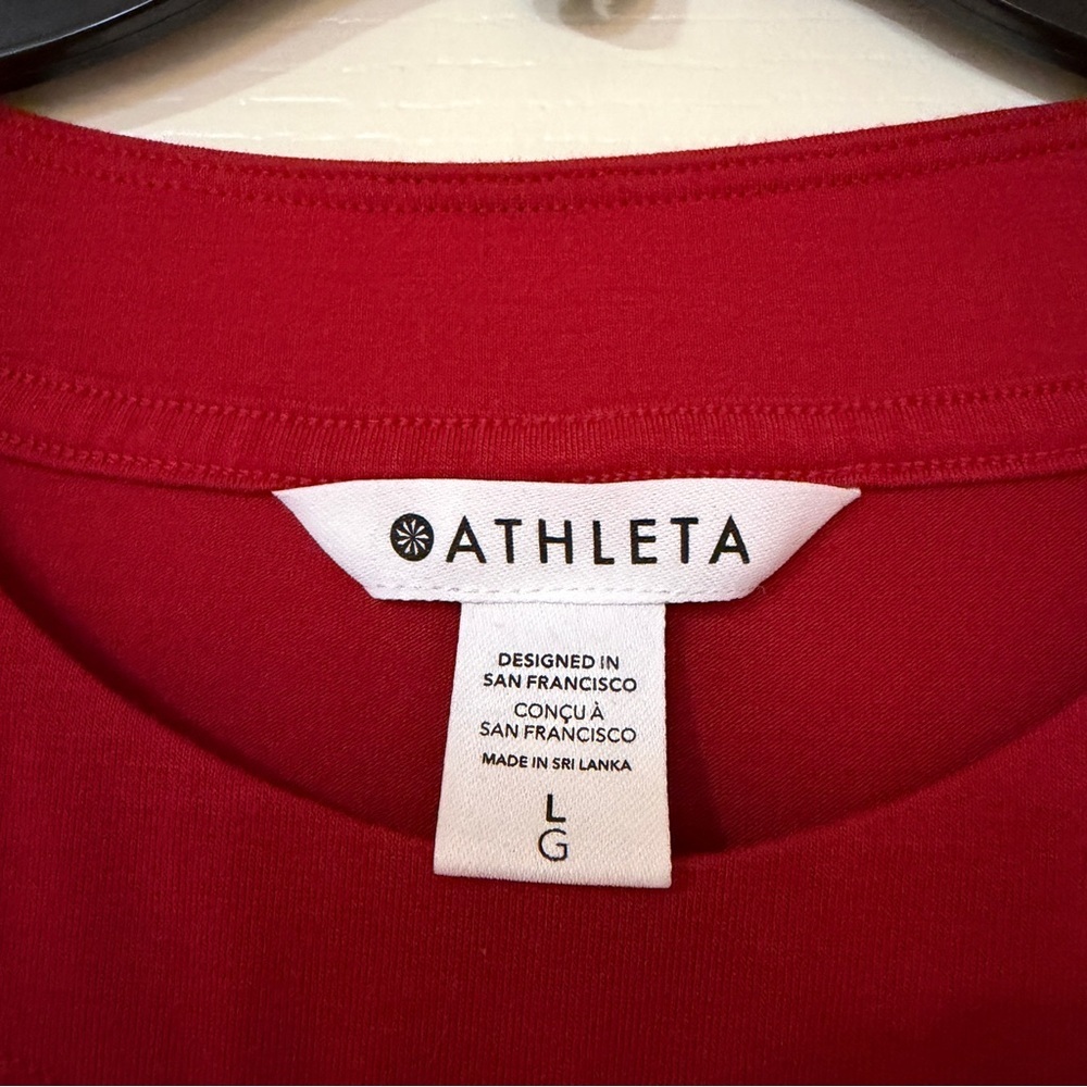 Red Athleta Women's Top - Picture 3 of 9